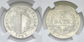 Luzern, AR 5 Batzen 1815