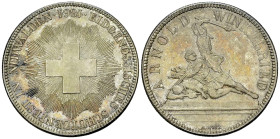 Nidwalden, AR 5 Franken 1861, Eidg. Schützenfest