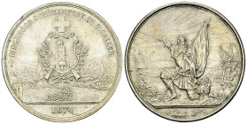 St. Gallen, AR 5 Franken 1874, Eidg. Schützenfest