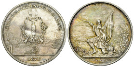 St. Gallen, AR 5 Franken 1874, Eidg. Schützenfest