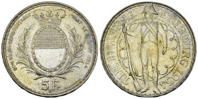 Freiburg, AR 5 Franken 1934, Tir fédéral