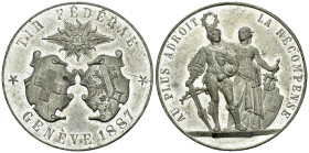 Genf, WM Schützenmedaille 1887, Tir fédéral