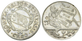 Bern, AR Schulpfennig zu 20 Kreuzern 1723