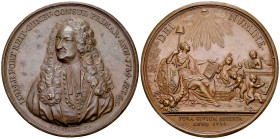 Genf, AE Medaille 1734, auf Louis Le Fort
