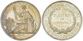 French Indochina AR Piastre 1896 A