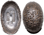 China: Qing Dynasty Guangxu 20th Century Silver Sycee 20 Tael Ingot