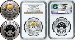 China People's Republic 2015 Silver 10 Yuan Longevity NGC PF 69 ULTRA CAMEO