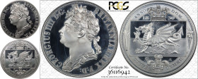 United Kingdom: Wales Fantasy "1830" (2006) Copper Nickel 5 Shillings Retro Issue Equal-finest PCGS MS67