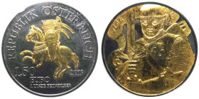 Austria Second Republic 2019 Silver 1 1/2 Euro Leopold V ANACS MS 69