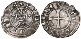 Crusader States: Antioch Bohemond III 1163-1201 BI Denier Very Fine