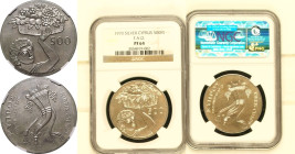 Cyprus Republic 1970 Silver 500 Mils F.A.O. Proof NGC PF 64