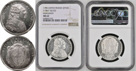 France: Burgundy Louis XVI 1785 Silver Jeton NGC MS 63