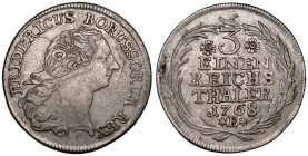 Germany: Kingdom of Prussia Frederick II 1768 B Silver 1/3 Thaler