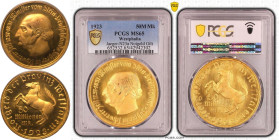 Germany Weimar Republic 1923 Gold plated Bronze 50 Million Mark PCGS MS65
