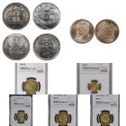 Greece Mixed Regimes 1966-2000 Lot of 10 Various denominations graded