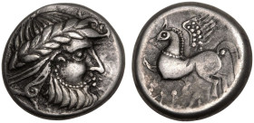 Middle Danube, Uncertain tribe, AR Tetradrachm