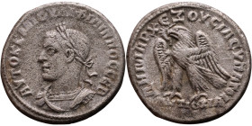 Philip II (Son of Philip I) Tetradrachm. Obv: Laureate, draped bust of emperor Rev:Eagle standing left, head right, wreath in beak, tail right, wings ...
