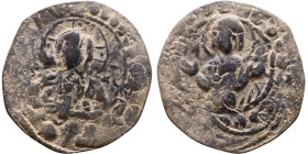 Alexius I (1081-1118) Anonymous Follis. Obverse: IC-XC to left and right of Christ, nimbate, bust facing, right hand raised, book of gospels in left, ...