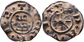 Middle Ages (X-XV century) – Bronze Coin

15mm 0,53g

Artificial sand patina