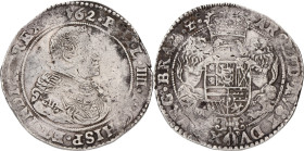 Dukaton. Brabant. Antwerpen. Filips IV. 1662. F / VF

Vanhoudt 642 AN. Ar. 32,4 g