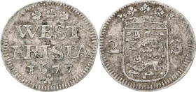 Dubbele stuiver. Enkhuizen. 1677. VF

CNM 2.15.14. Ar. 1 g