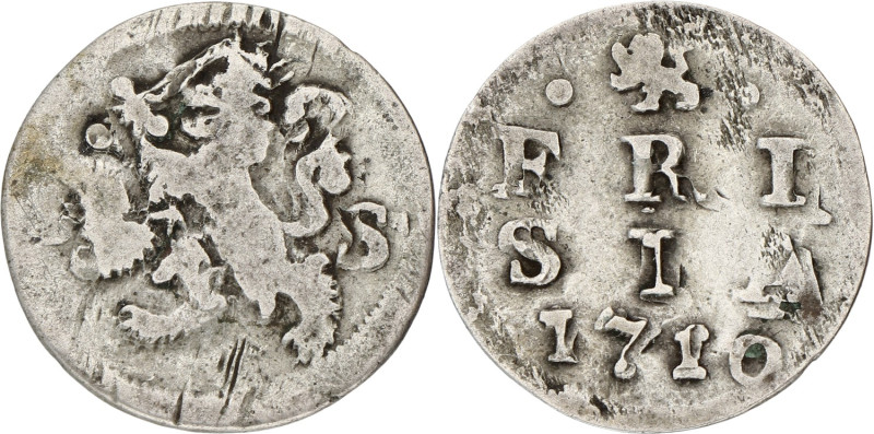 Dubbele stuiver. Friesland. 1710. F +

CNM 2.16.112. Ar. 19,35 g