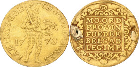 Gouden dukaat. Holland. 1773. VF

Mount traces. CNM 2.28.54. Delm. 775. AU. 3,5 g