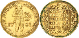 Gouden dukaat. Holland. 1781. VF

Mount traces. CNM 2.28.54. Delm. 775. AU. 3,5 g