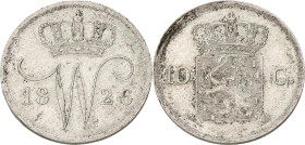 10 Cent. Willem I. 1826 U. VF

Sch. 306. Ar. 1,8 g