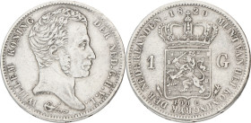 1 Gulden. Willem I. 1820 U. VF +

Cleaned. Sch. 260. Ar. 10,7 g