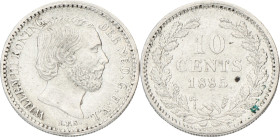 10 Cent. Willem III. 1885. VF / XF

Sch. 662. Ar. 1,4 g