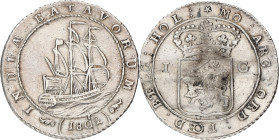 Scheepjesgulden. Nederlands-Indië. 1802 - Grote mast onder T. VF

Mount traces. Passon 21.1. Ar. 10,1 g