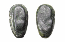 SICILIA - AKRAGAS (430-425 a.C.) ONCIA gr.4,3 - D/Testa di aquila a sinistra R/Chele di granchio - Ae - Sng.Ans.1019 - T&V.306 BB