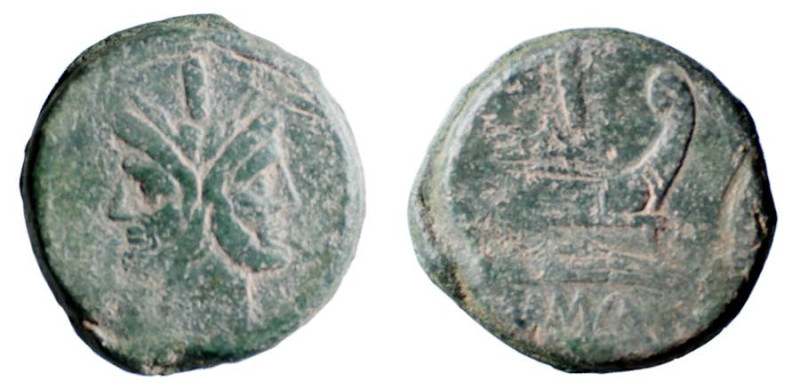 ROMA - ANONIME SENZA SIMBOLI (dopo il 211 a.C.) ASSE gr.55,7 - D/Giano bifronte ...