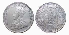 INDIA - ENGLISH DOMINATION - GEORGE V (1910-1936) RUPEE 1913 B Bombay - D/Busto coronato a s. GEORGE V KING EMPEROR R/Al centro ONE/ RUPEE/ INDIA/ 191...
