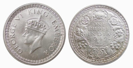 INDIA - ENGLISH DOMINATION - GEORGE VI (1936-1947) RUPEE 1942 B Bombay - D/Testa coronata a s. GEORGE VI KING EMPEROR R/Al centro ONE/ RUPEE/ INDIA/ 1...