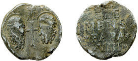 ROMA - CLEMENTE VIII (1592-1605) Famiglia Aldobrandini - BOLLA PLUMBEA - D/Nel campo la scritta CLE=MENS=*PAPA*= croce con stelle in alto ed in basso ...