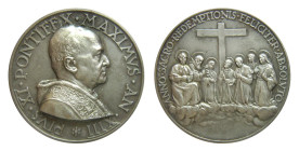 ROMA - PIO XI (1922-1939) MEDAGLIA AR - Anno XIII - Canonizzazioni del 1934 - D/Busto del Pontefice a d. R/Sette Santi in ginocchio con sullo sfondo l...