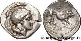 LUCANIA - VELIA
Type : Nomos, statère ou didrachme 
Date : c. 340-334 AC. 
Mint name / Town : Vélia, Lucanie 
Metal : silver 
Diameter : 25 mm
O...