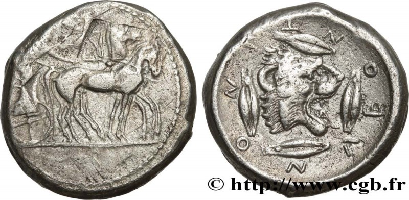 SICILY - LEONTINOI
Type : Tétradrachme 
Date : c. 476-466 AC. 
Mint name / To...