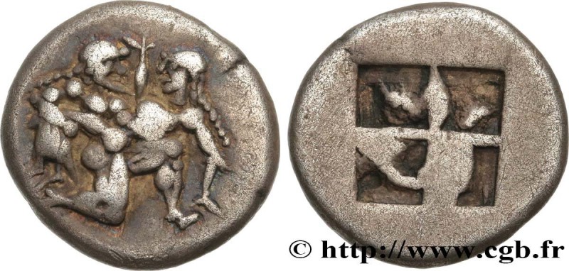 THRACE - THRACIAN ISLANDS - THASOS
Type : Drachme 
Date : c. 510-490 AC. 
Min...