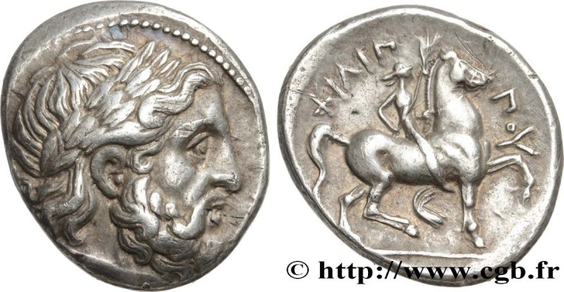 MACEDONIA - MACEDONIAN KINGDOM - PHILIP II
Type : Tétradrachme 
Date : c. 342/...