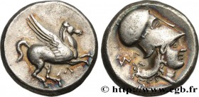 AKARNANIA - LEUKAS
Type : Statère 
Date : c. 350-320 AC. 
Mint name / Town : Leucas, Acarnanie 
Metal : silver 
Diameter : 20,5 mm
Orientation d...
