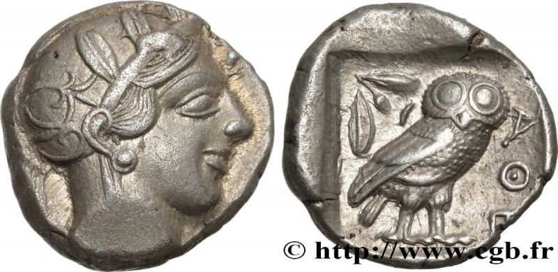 ATTICA - ATHENS
Type : Tétradrachme 
Date : c. 450 AC. 
Mint name / Town : At...