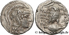 ATTICA - ATHENS
Type : Tétradrachme stéphanophore 
Date : c. 111-110 AC. 
Mint name / Town : Athènes, Attique 
Metal : silver 
Diameter : 29,5 mm...