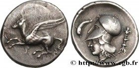 CORINTHIA - CORINTH
Type : Statère 
Date : c. 365 AC. 
Mint name / Town : Corinthe, Corinthie 
Metal : silver 
Diameter : 23 mm
Orientation dies...