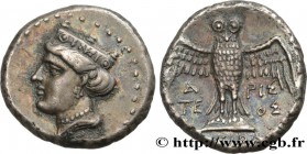 PONTUS - AMISOS
Type : Drachme 
Date : c. 400-375 AC. 
Mint name / Town : Amisos, Pont 
Metal : silver 
Diameter : 19 mm
Orientation dies : 3 h....