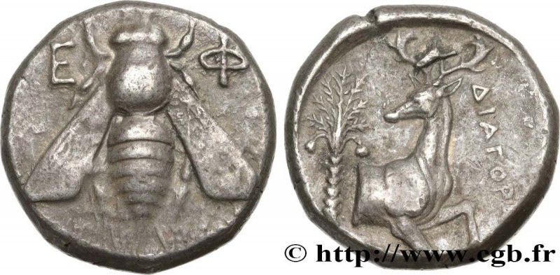 IONIA - EPHESUS
Type : Tétradrachme 
Date : c. 350-340 AC. 
Mint name / Town ...