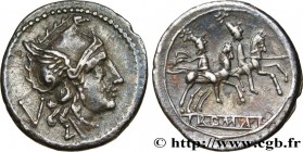 ROMAN REPUBLIC - ANONYMOUS
Type : Quinaire 
Date : c. 211-208 AC. 
Mint name / Town : Lucéria 
Metal : silver 
Millesimal fineness : 950 ‰
Diame...