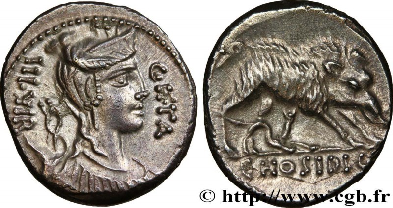 HOSIDIA
Type : Denier 
Date : 68 AC. 
Mint name / Town : Rome 
Metal : silve...